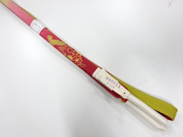 JAPANESE KIMONO / UNUSED KOREI HAND-TIED OBIJIME